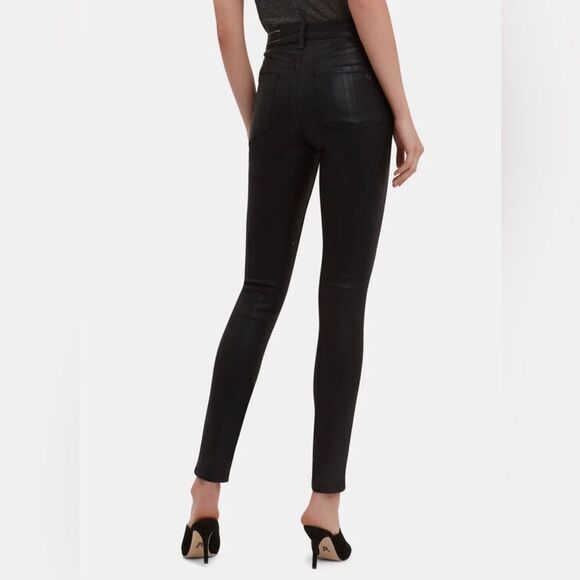 RAG & BONE Coated High-Rise Skinny Jeans - Picture 4 of 15